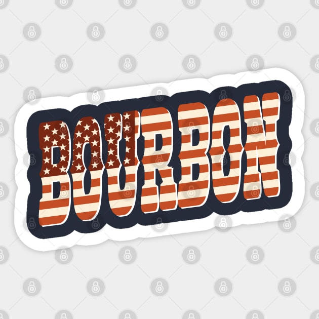 American Bourbon Sticker by nickbeta